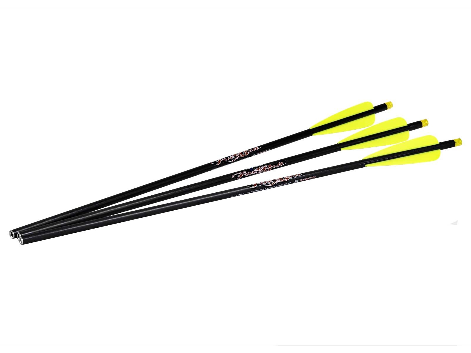 EXCALIBUR ILLUMINATED FIREBOLT W/LUMENOK CARBON ARROWS 20" (3PACK) Lefebvre's Source For