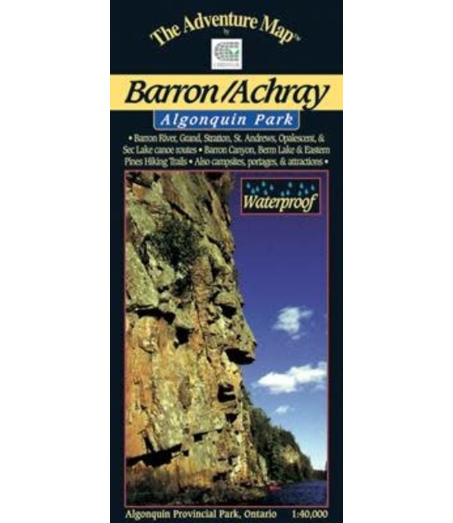 CHRISMAR MAPPING SERVICE ADVENTURE MAPS - BARRON/ACHRAY - ALGONQUIN PARK