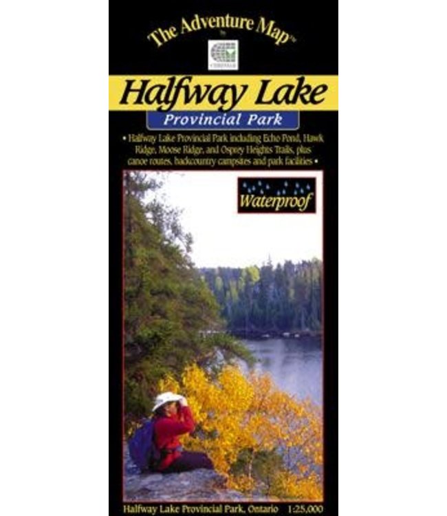 CHRISMAR MAPPING SERVICES ADVENTURE MAP - HALFWAY LAKE - PROVINCIAL PARK