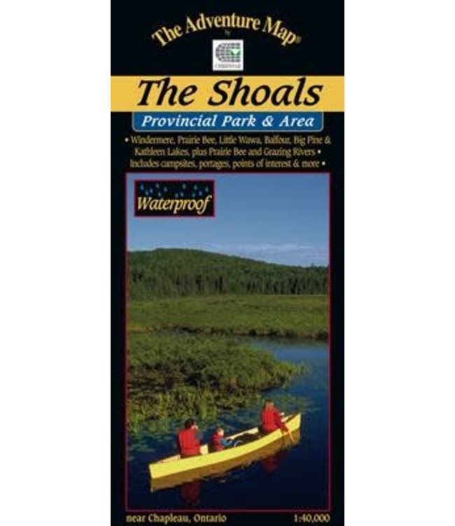 CHRISMAR MAPPING SERVICES ADVENTURE MAP - THE SHOALS - PROVINCIAL PARK & AREA
