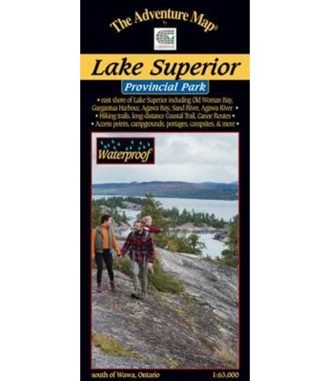 CHRISMAR MAPPING SERVICES ADVENTURE MAP - LAKE SUPERIOR - PROVINCIAL PARK