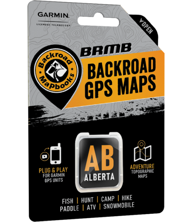 BACKROAD MAPBOOKS BACKROAD GPS MAPS - ALBERTA