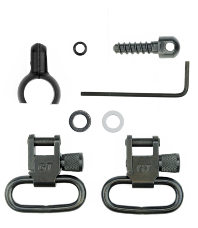 GROVTEC TWO-PIECE BARREL BAND SWIVEL SET - .775-.825