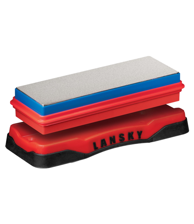 LANSKY DOUBLE-SIDED DIAMOND BENCH STONE - COARSE/FINE