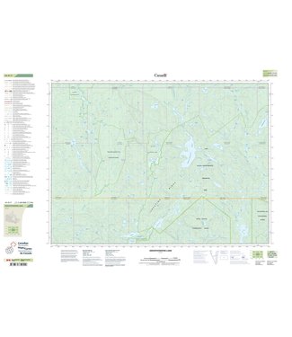 CANADIAN TOPO CANADIAN TOPO TOPOGRAPHIC MAP - 041P07 - SMOOTHWATER LAKE