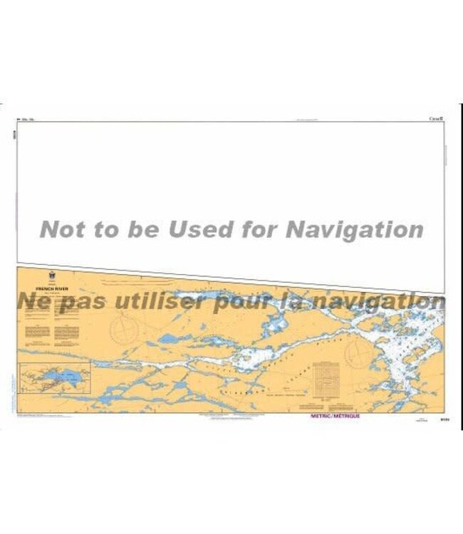 CANADIAN HYDROGRAPHIC SERVICE MARINE CHART - 6036 - LAKE NIPISSING - FRENCH RIVER
