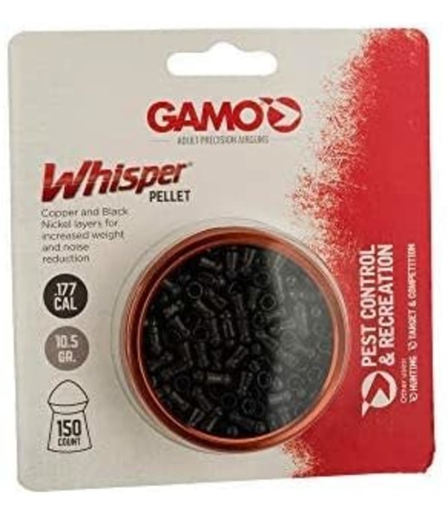 GAMO .177 CAL WHISPER PELLETS (150-COUNT)