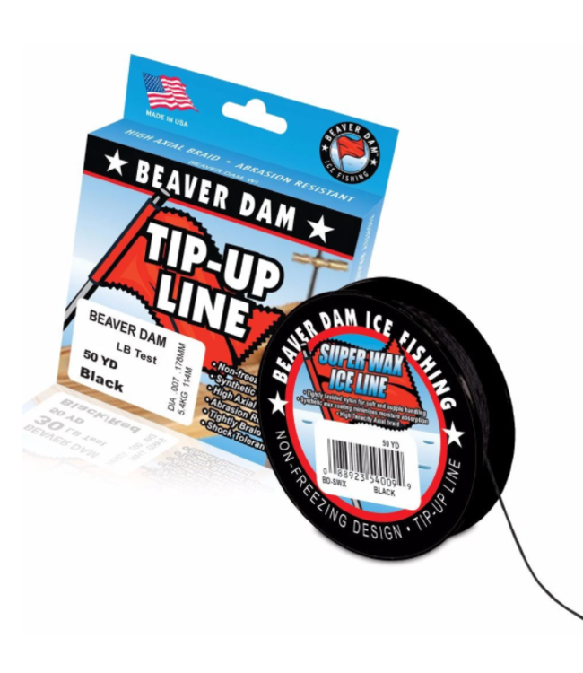BEAVER DAM WAX TIP-UP FISHING LINE (50 YD) - Lefebvre's Source For Adventure