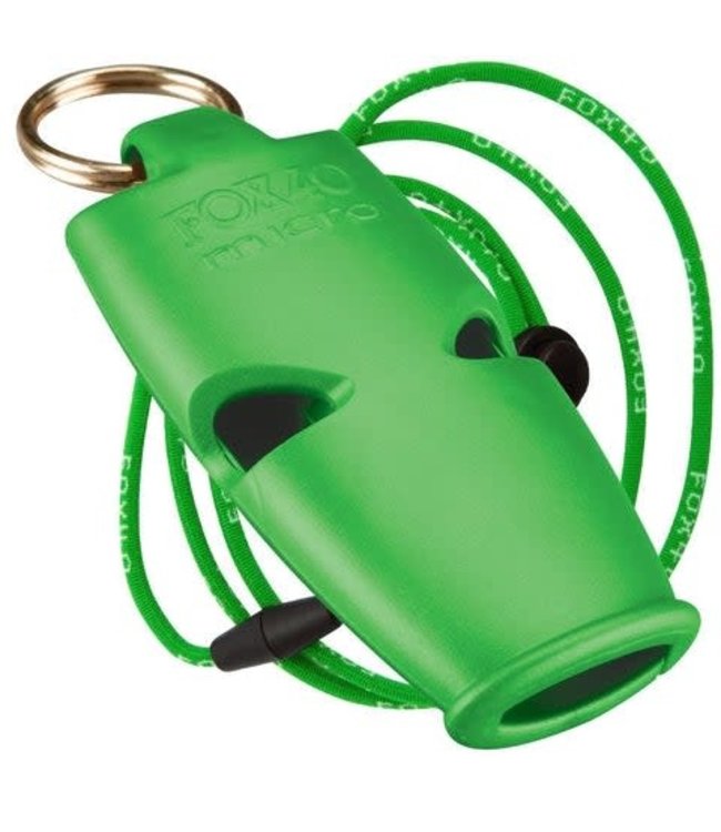 FOX 40 MICRO SAFETY WHISTLE W/LANYARD