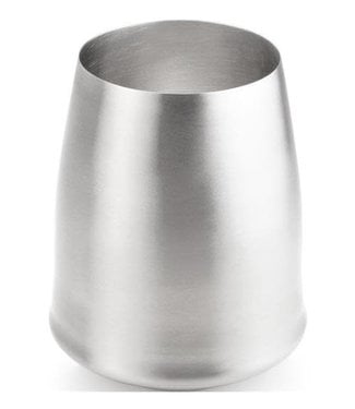 GSI OUTDOORS GSI OUTDOORS GLACIER STEMLESS WINE GLASS - STAINLESS STEEL