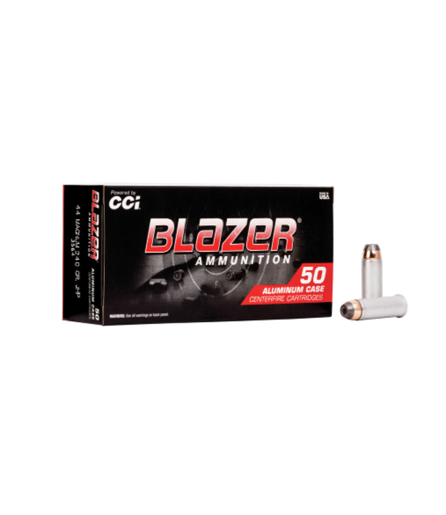 CCI BLAZER .44 REM MAGNUM - 240GR - ALUMINUM (50 CARTRIDGES)