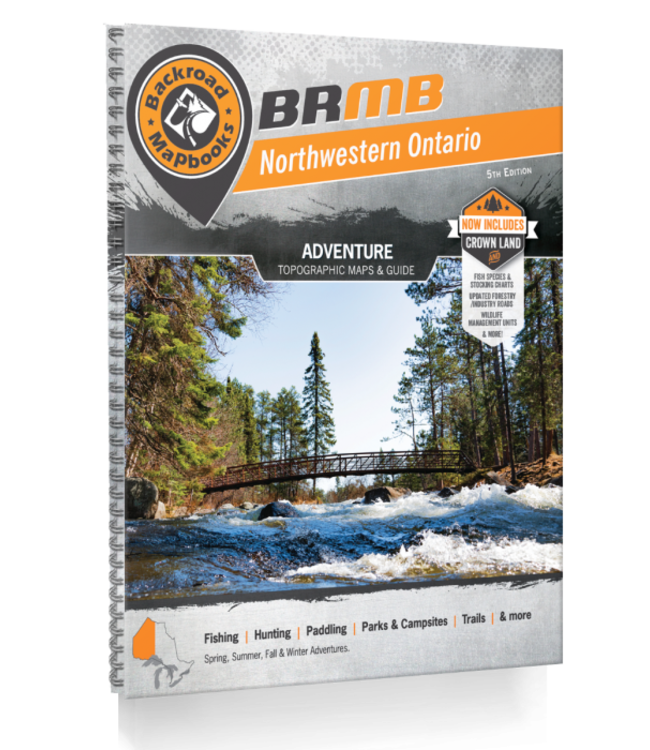 BACKROAD MAPBOOKS BACKROAD TOPOGRAPHIC MAP - MAPBOOK - NORTHWESTERN ONTARIO