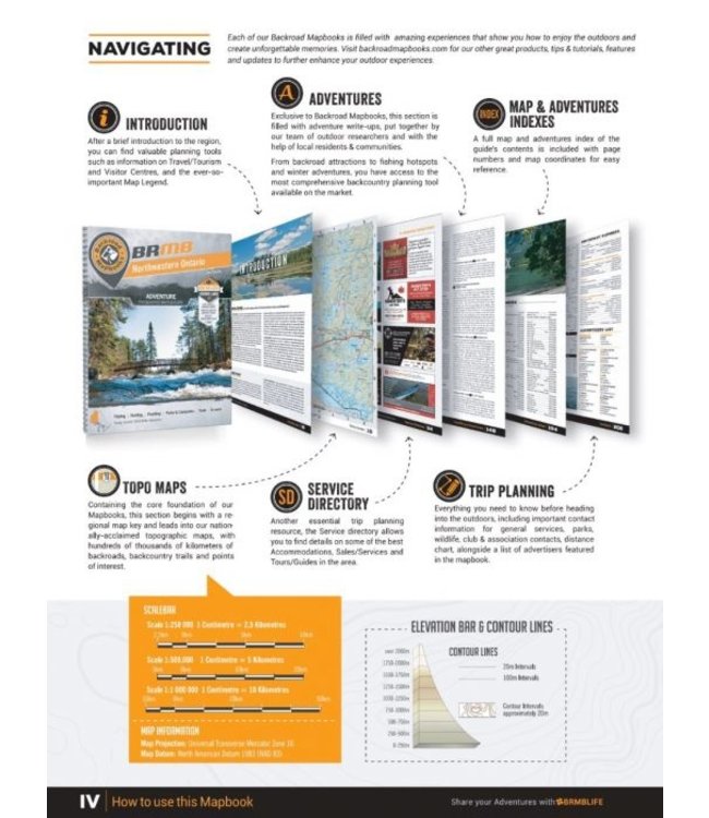 BACKROAD MAPBOOKS BACKROAD TOPOGRAPHIC MAP - MAPBOOK - NORTHWESTERN ONTARIO