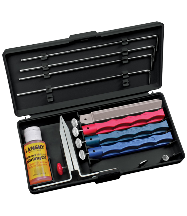 LANSKY UNIVERSAL KNIFE SHARPENING SYSTEM - 4 STONES