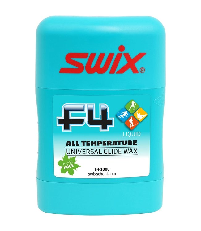 SWIX F4 ALL TEMPERATURE UNIVERSAL GLIDE WAX (100ML)