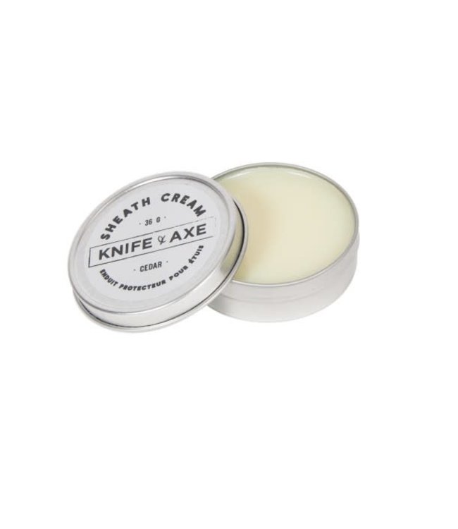 KNIFE & AXE SHEATH CREAM CEDAR - 36G