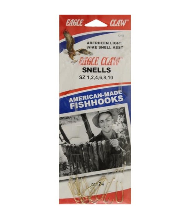 EAGLE CLAW ABERDEEN LIGHT ASSORTED HOOKS (24 PACK) - Lefebvre's Source For  Adventure