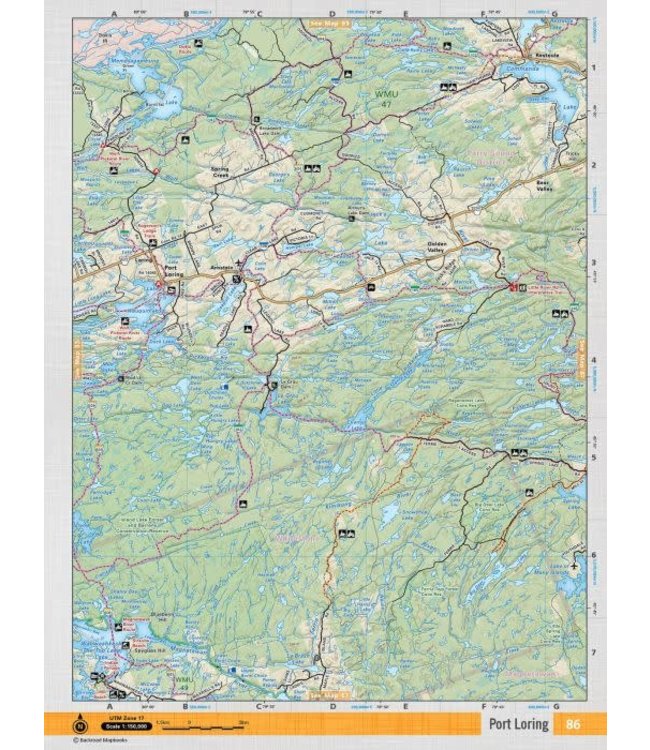 BACKROAD MAPBOOKS BACKROAD TOPOGRAPHIC MAP - CCON-86 - PORT LORING