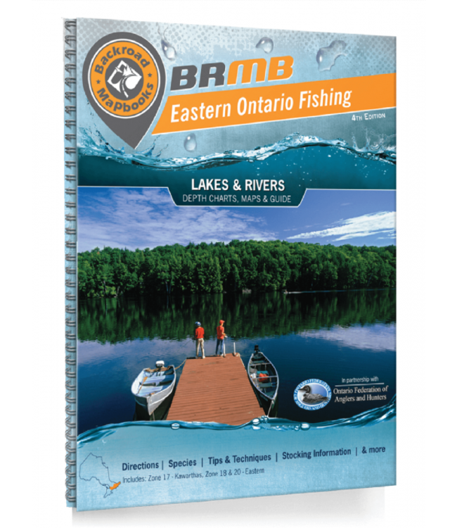 BACKROAD MAPBOOKS BACKROAD DEPTH CHART & GUIDE - MAPBOOK - EASTERN ONTARIO FISHING