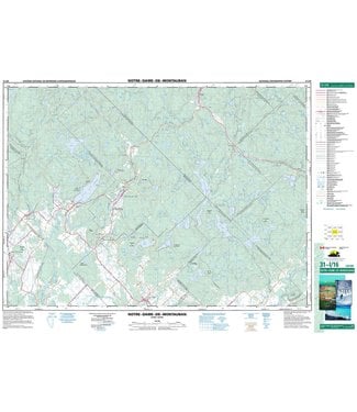 CANADIAN TOPO CANADIAN TOPO TOPOGRAPHIC MAP - 031I16 - NOTRE-DAME-DE-MONTAUBAN