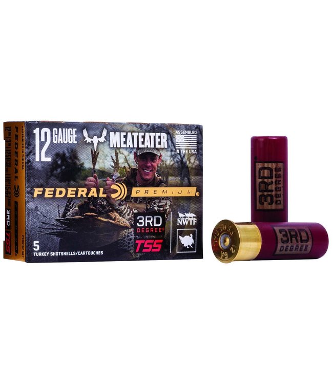 FEDERAL 12 GAUGE - 3.5" - 1.75 OZ - #5,6,7 SHOT - THIRD DEGREE (5 SHOTSHELLS)