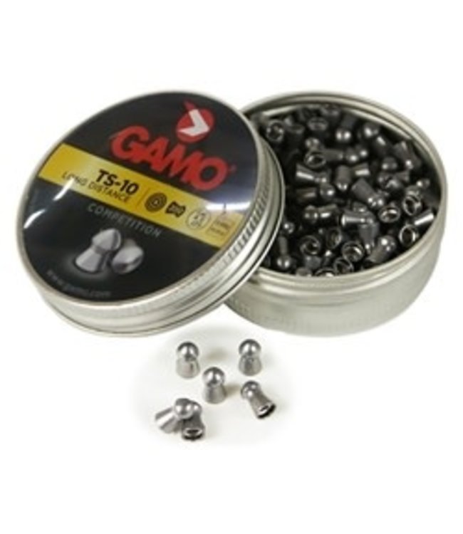 GAMO TS-22 LONG-DISTANCE .22 CAL PELLETS (ROUND NOSE) - TARGET & COMPETITION - 21.7GR (200-COUNT)