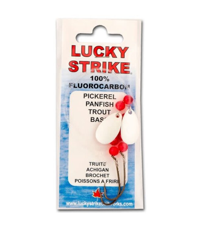 LUCKY STRIKE FLUOROCARBON RIG #2 HOOK (2 PACK)