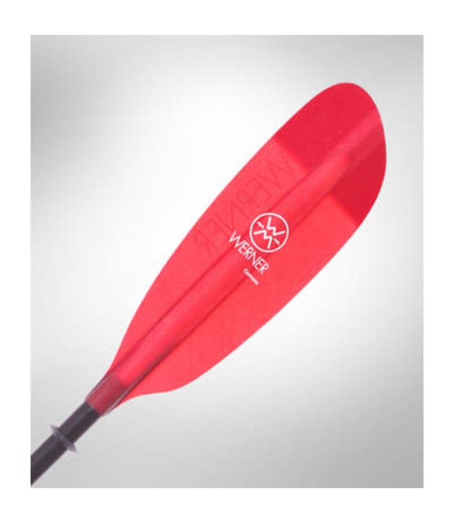 WERNER CAMANO CARBON FIBER STRAIGHT SHAFT KAYAK PADDLE (2 PIECE)