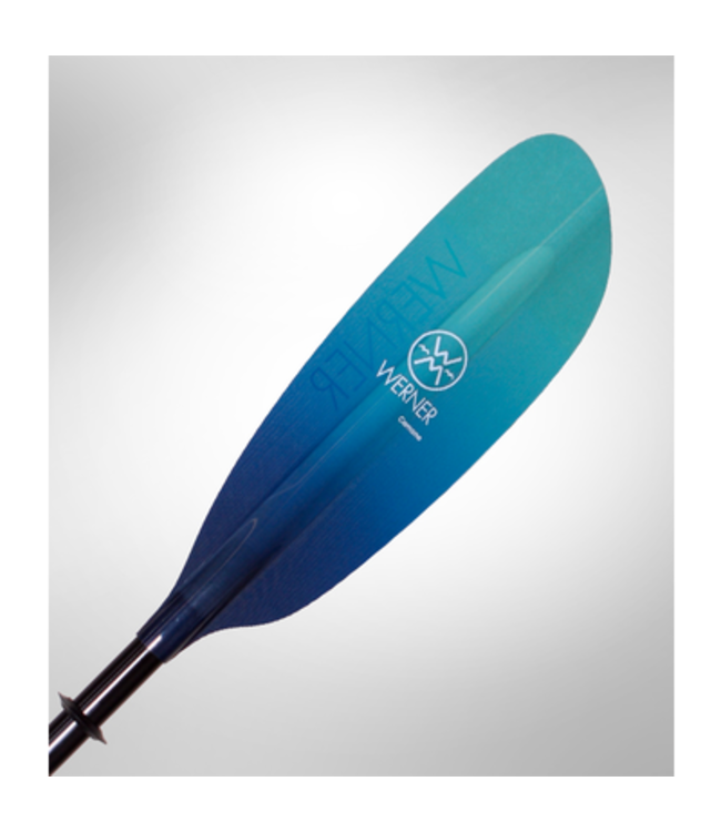 WERNER CAMANO CARBON FIBER STRIGHT SHAFT KAYAK PADDLE (2 PIECE)