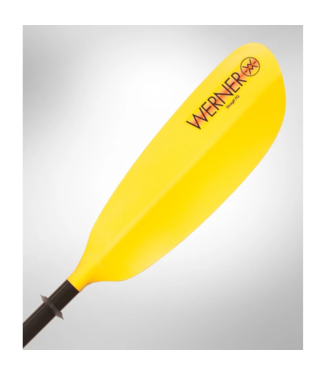 WERNER WERNER SKAGIT FIBERGLASS STRAIGHT SHAFT KAYAK PADDLE ( 2 PIECE)