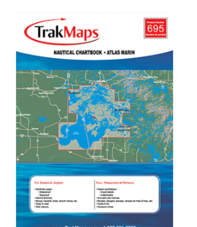TRAKMAPS LAKE OF THE WOODS NAUTICAL CHARTBOOK
