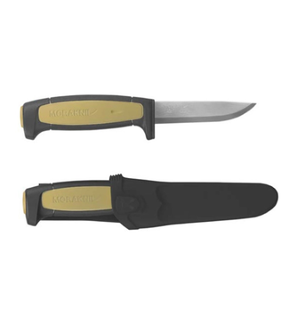 MORAKNIV MORAKNIV BASIC 511 CARBON STEEL - FIXED BLADE KNIFE BLACK/DESERT W/SHEATH