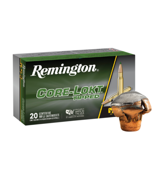 REMINGTON .308 WIN - 165GR CORE-LOKT TIPPED (20 CARTRIDGES)