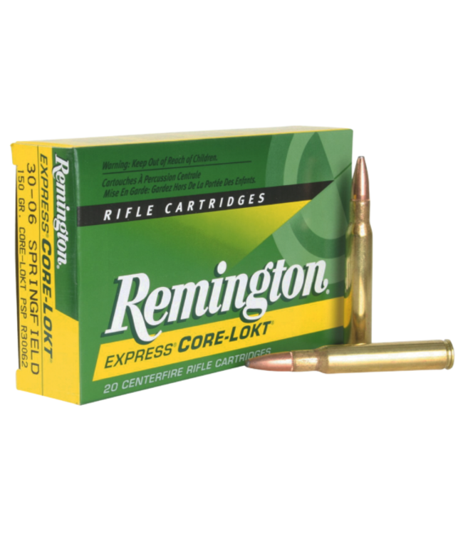 REMINGTON .308 WIN - 150GR (PSP) - CORE LOKT (20 CARTRIDGES)