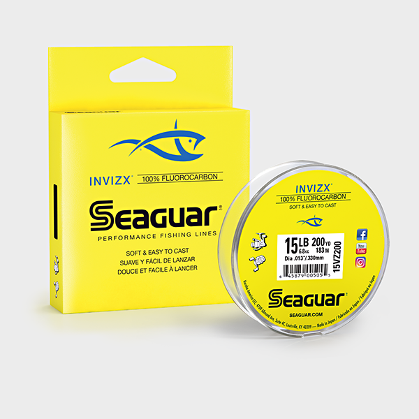 SEAGUAR INVIZX FLUOROCARBON FISHING LINE - Lefebvre's Source For