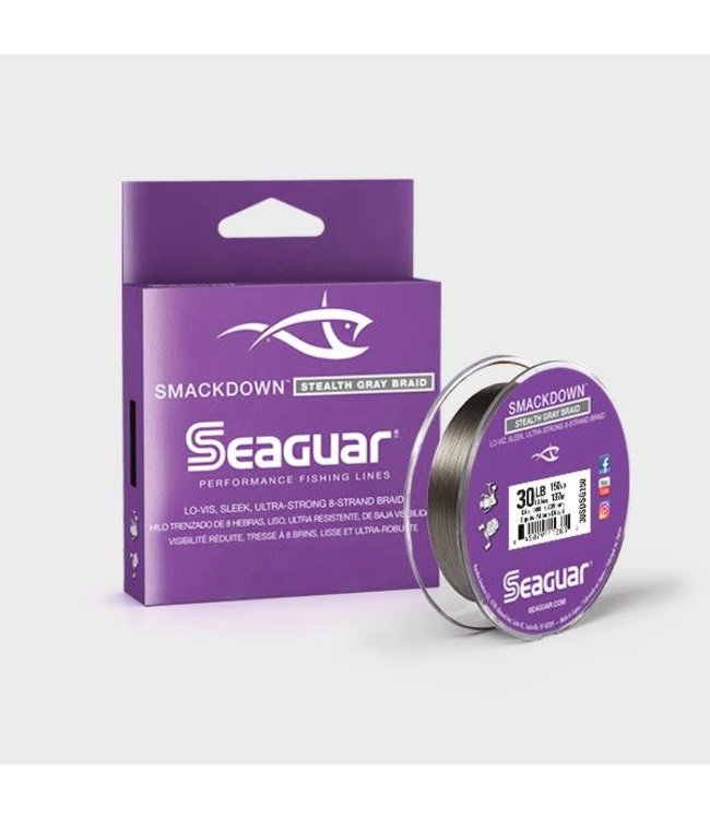 SEAGUAR SMACKDOWN STEATH GREY BRAID FISHING LINE