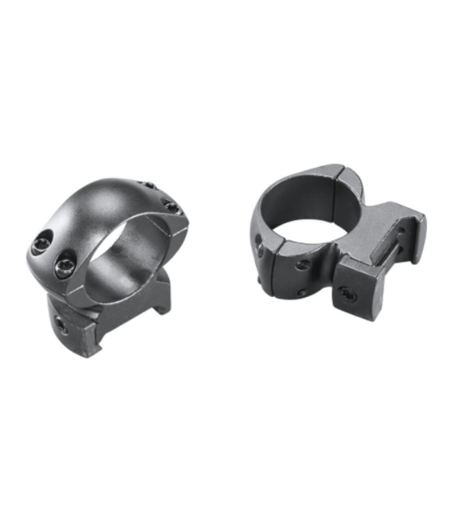 WEAVER GRAND SLAM STEEL RINGS - 1" X-HIGH - MATTE