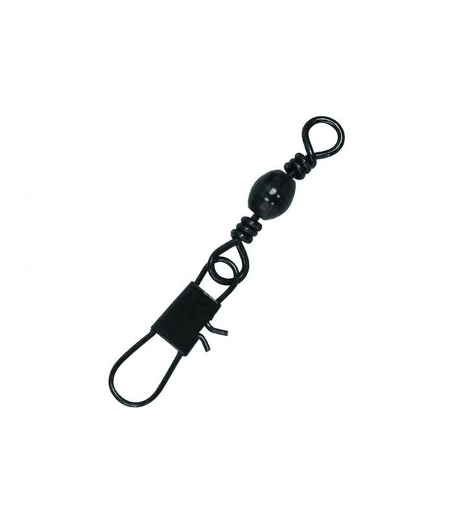 EAGLE CLAW BARREL SWIVEL W/INTERLOCK SNAP