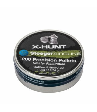 STOEGER STOEGER X-HUNT PERCISION PELLETS .22 CAL (200 COUNT)