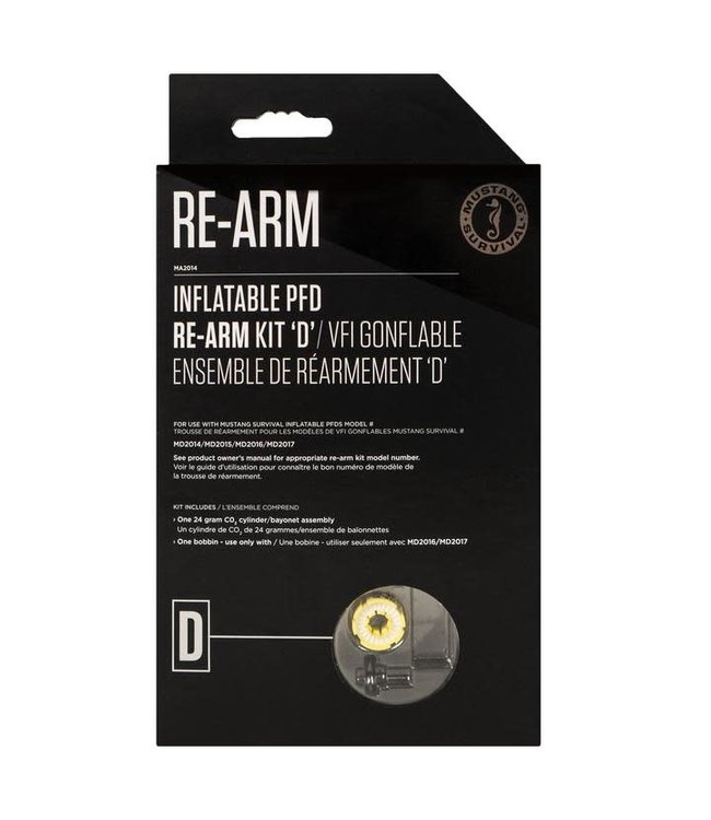 MUSTANG INFLATABLE PFD RE-ARM KIT 'D' - AUTO/MANUAL (W/ BAYONET) - 24 G
