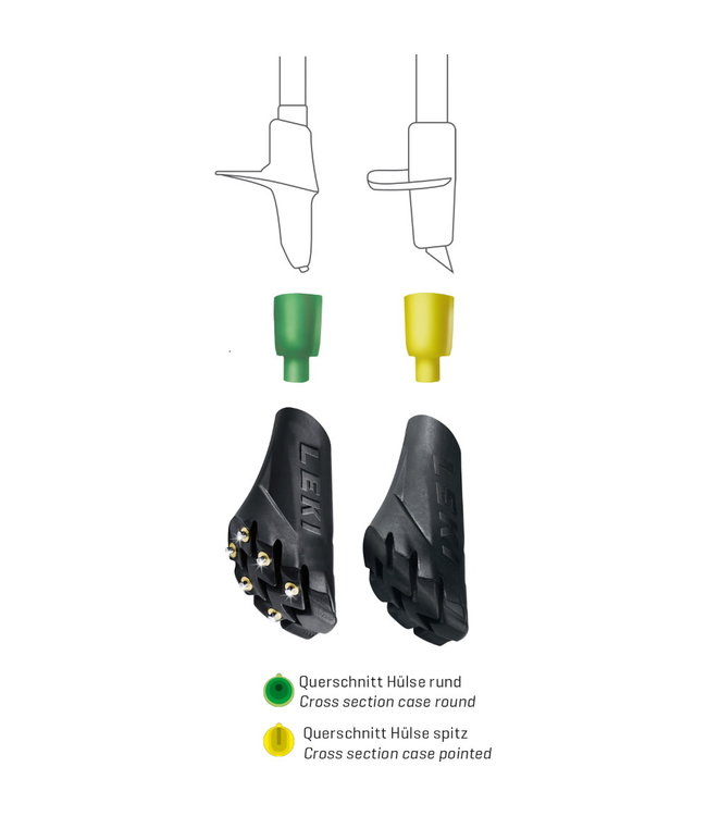LEKI SILENT SPIKE PAD MULTI SYSTEM (1 PAIR)