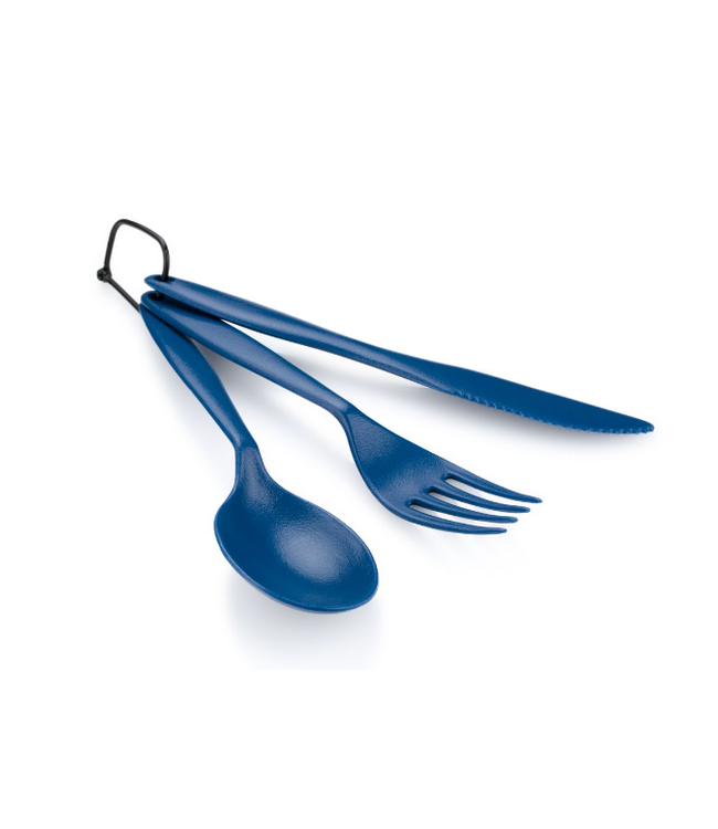 GSI OUTDOORS TEKK CUTLERY SET - BLUE