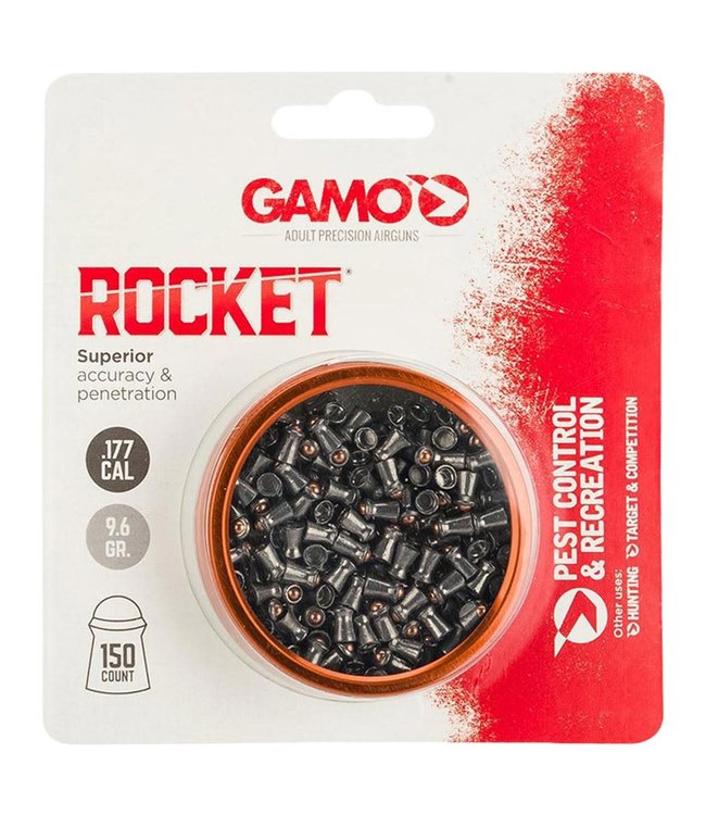 GAMO ROCKET PELLETS BALLISTIC TIP - .177 CAL - 9.6GR (150 COUNT)