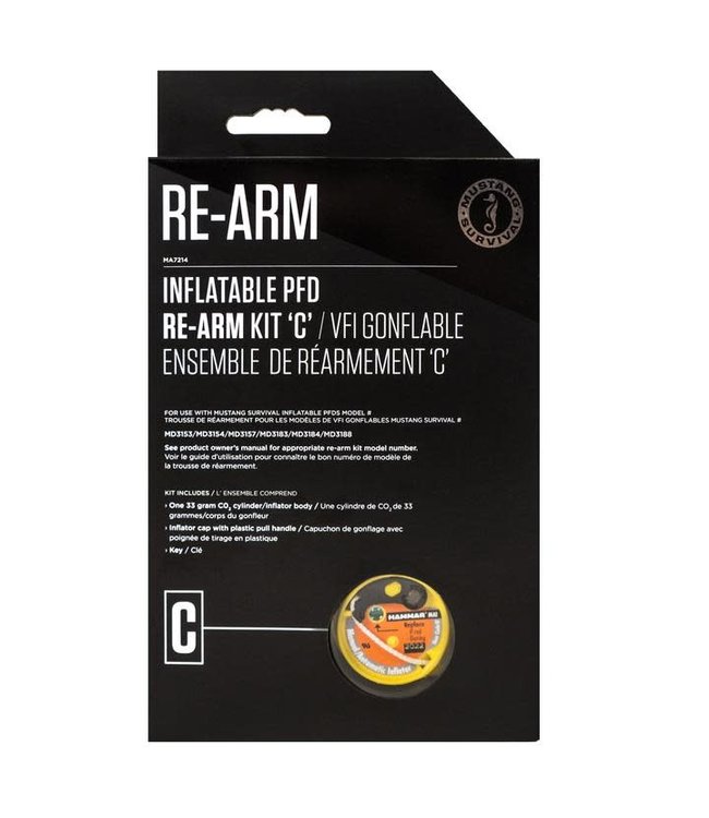 MUSTANG INFLATABLE PFD RE-ARM KIT 'C' - HAMMAR AUTO-HYDROSTATIC - 33 G