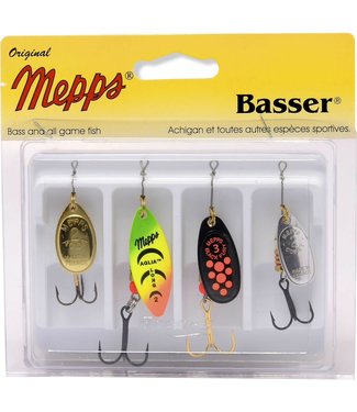 MEPPS MEPPS KIT FOUR PACK SERIES - BASSER ASSORTMENT SPINNERS