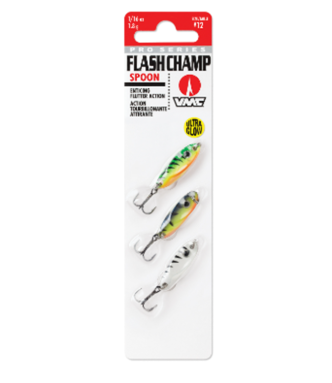 VMC FLASH CHAMP SPOON KIT ULTRA GLOW (3 PACK)