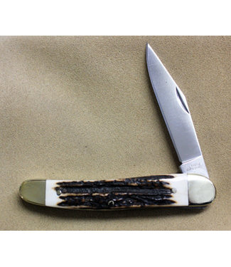 GROHMANN GROHMANN SLIMLINE POCKET KNIFE - STAG HORN
