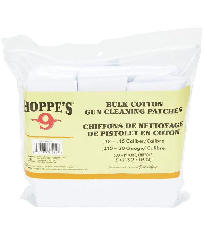 BUSHNELL 60 SYNTHETIC SMALL BORE 17 HMR .204 GUN CLEANING PATCHES