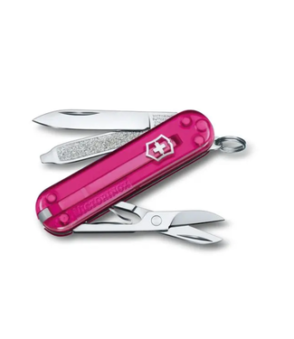 VICTORINOX VICTORINOX CLASSIC SD - TRANSPARENT SWISS ARMY MULTI-TOOL POCKET KNIFE