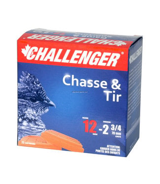CHALLENGER CHALLENGER 12 GAUGE 1-1/4 OZ - 2-3/4" #BB SHOT MAGNUM (25 SHOTSHELLS)